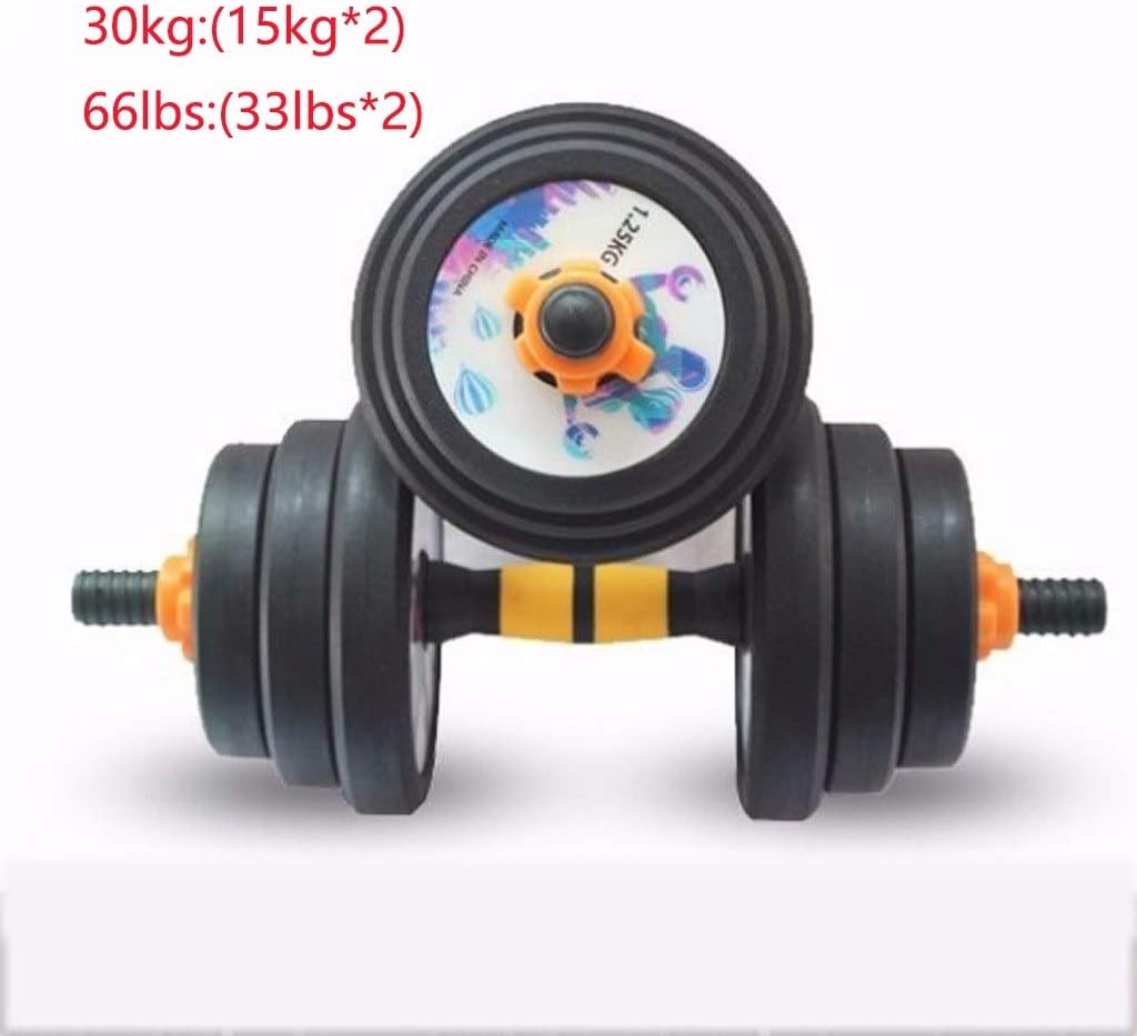 Dumbbell Set Indoor Adjustable Fitness Dumbbell Weight Dumbells Weight Bars Home Dumbells Barbell Set Fitness Equipment Dumbbell (Size : A Pair of 30 kg)