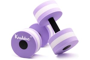 KXUHIVC Water Dumbbells Aquatic Exercise Dumbells Water Aerobics Workouts 2PCS Foam Barbells for Men Women Water Sports Fitness Tool
