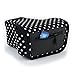 USA GEAR DSLR Camera Sleeve with Neoprene Protection, Holster Belt Loop and Accessory Storage - Compatible with Canon EOS Rebel T7, 850D, 250D, SL3, R7, Nikon D3500, D5600, and More (Polka Dot)