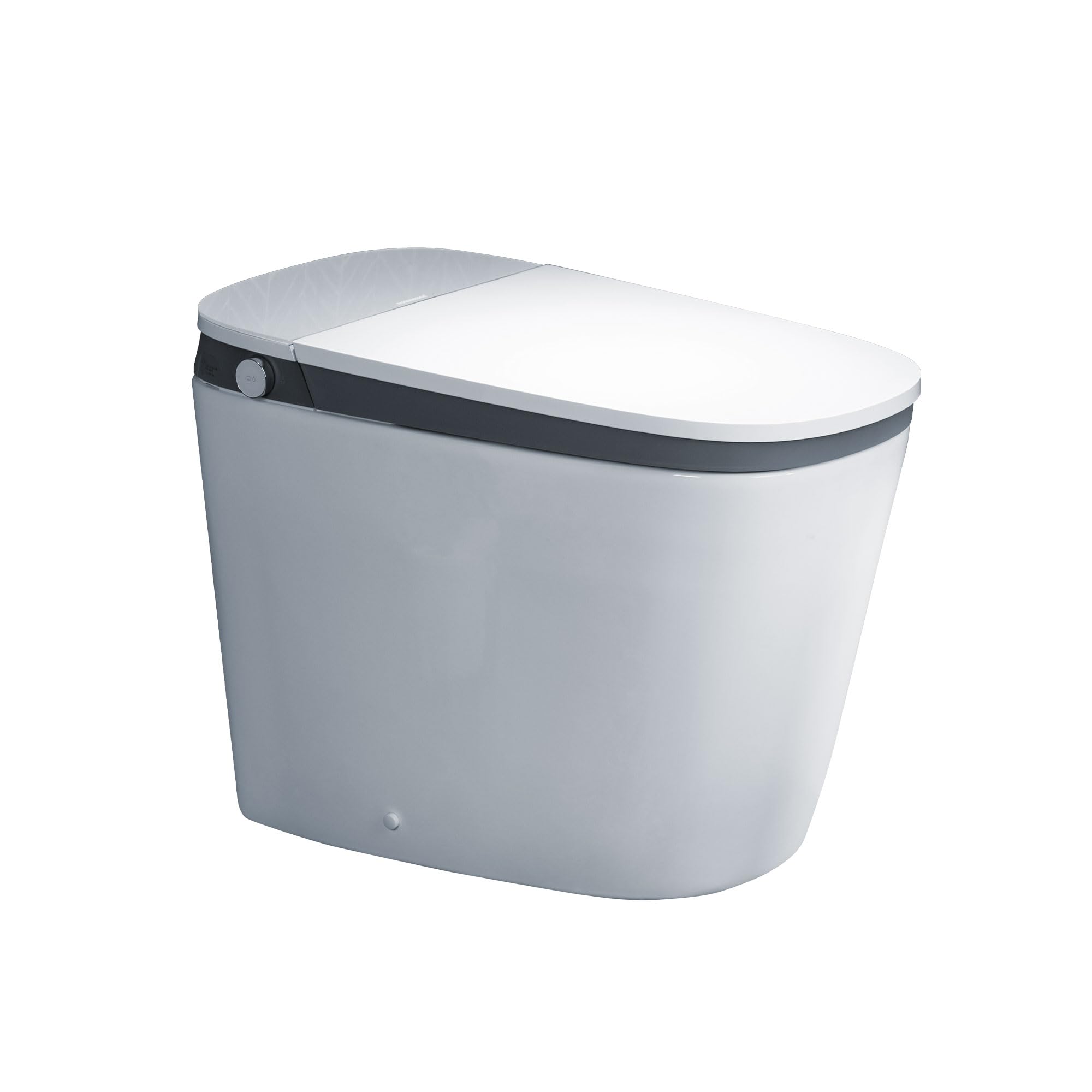 Photo 1 of ***HEAVY ITEM***WOODBRIDGE B0931S Voice Control Smart Bidet Toilet with 1.28 GPF Dual Flush Auto Open & Close,Foot Sensor,1000 Gram Map Flushing Score,Movement Drying,Chair Height Design and Cleaning Foam Dispenser