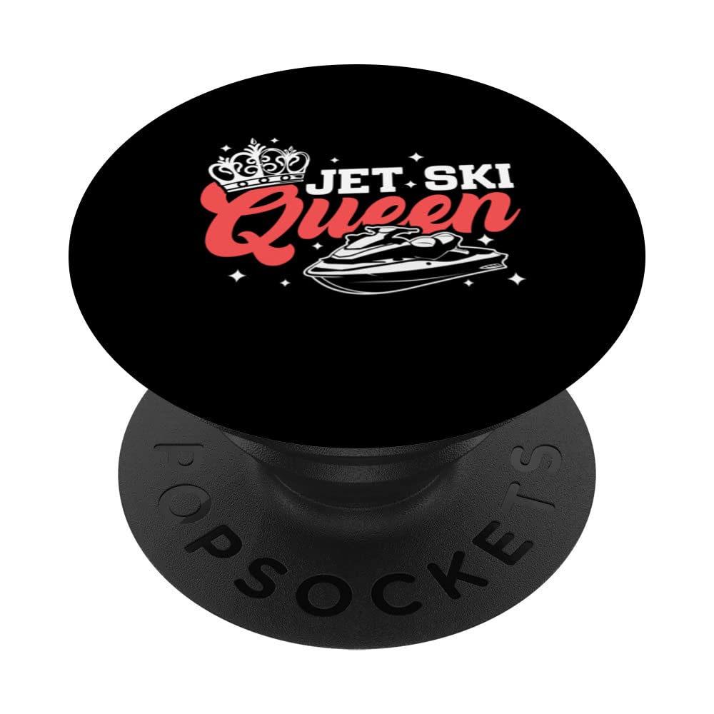 Jet Ski Queen Watersports Ocean Jetboat Jetskiing PopSockets Swappable PopGrip