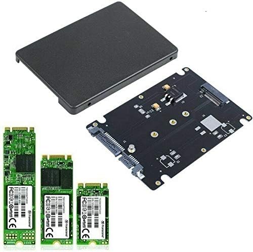 Multibao M.2 NGFF to 2.5 Inch SATA Adapter Card B Key Enclosure 8mm