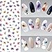 Born Pretty 1 Sheet Beautiful Chinese Ink Flower Nail Art Water Decals Transfer Sticker DS-255
