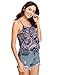 Floerns Women's Summer Boho Floral Printed Spaghetti Strap Tank Top