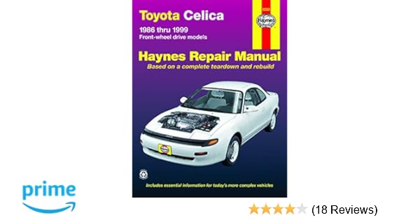 Toyota Celica Repair Manual 1991 St183