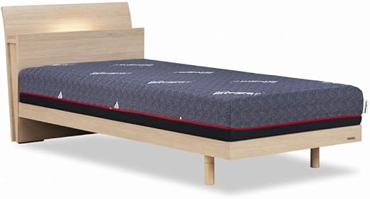 Amazon 東京ベッド ベッドフレーム リミーモ ベッドマットレス コンセント Ledライト ワイヤレス充電内蔵 配送地域限定商品 引取可 ダークブラウン色 セミダブル フレーム マットレスセット オンライン通販