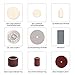HILDA 92 Pcs Rotary Tool Accessories Kit, 1/8-inch Diameter Shanks Dremel Tool Accessories Multi-Functional Universal for Easy Cutting, Grinding, Sanding, Sharpening, Carving and Polishing