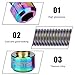VGEBY 2Pcs Disc Brake Bolts, Titanium Alloy M6 X 25mm Bicycle Screw Bolts for Mountain Bike Brake Caliper (Multicolor)thumb 1