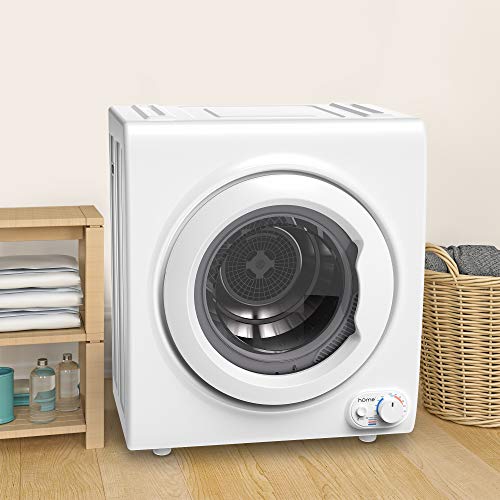 hOmeLabs 2.6 Cubic Feet Compact Laundry Dryer Front Load Portable