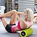 Vibrating Foam Massage Roller - Rechargeable Electric Exercise and Fitness Roller for Core Muscle & Deep Tissues Sports Therapy - Trigger Point Rumble Massager Releases Back Tension, Stiffness & Pain