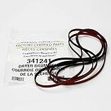 CLOTHES DRYER BELT Part Number 341241 (AP2946843) replaces 31531589, 14210003, 31001026, 3389628, 3392665, 3394651, 3399844, 341241, 345473, 349533, 529597, 53-0186, 53-1080, 53-1086, 53-1528, 53-1589, 53-2671, 53-2910, 660996, 660997, 661561, 693306, 694088, 694416, 694868, 695055, 697388, 8066065, 8206, 8210, AH346995, AP32, EA346995, FSP341241, LB276, LB279, P46-037, P46-149, PS346995, W10127457, W10131364