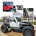 Jeep Antenna, Apply to 2007-2018 JK, JKU, Rubicon, Sahara, Unlimited, Jeep Sport, AM FM Radio Antenna [13 inch] Aluminum Antenna Jeep Wrangle (White)