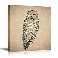 Canvas Wall Art Birds, Flowers, Owls, Butterflies Canvas Prints Home Artwork Decoration for Living Room, Bedroom - 12x12 inches
