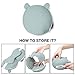 STTIAO 2 in 1 Travel Pillow with Eye Mask, Portable Soft Neck Cushion with Cotton Eye Mask for Plane Travel Accessory Trips Office Napping (Green)thumb 1