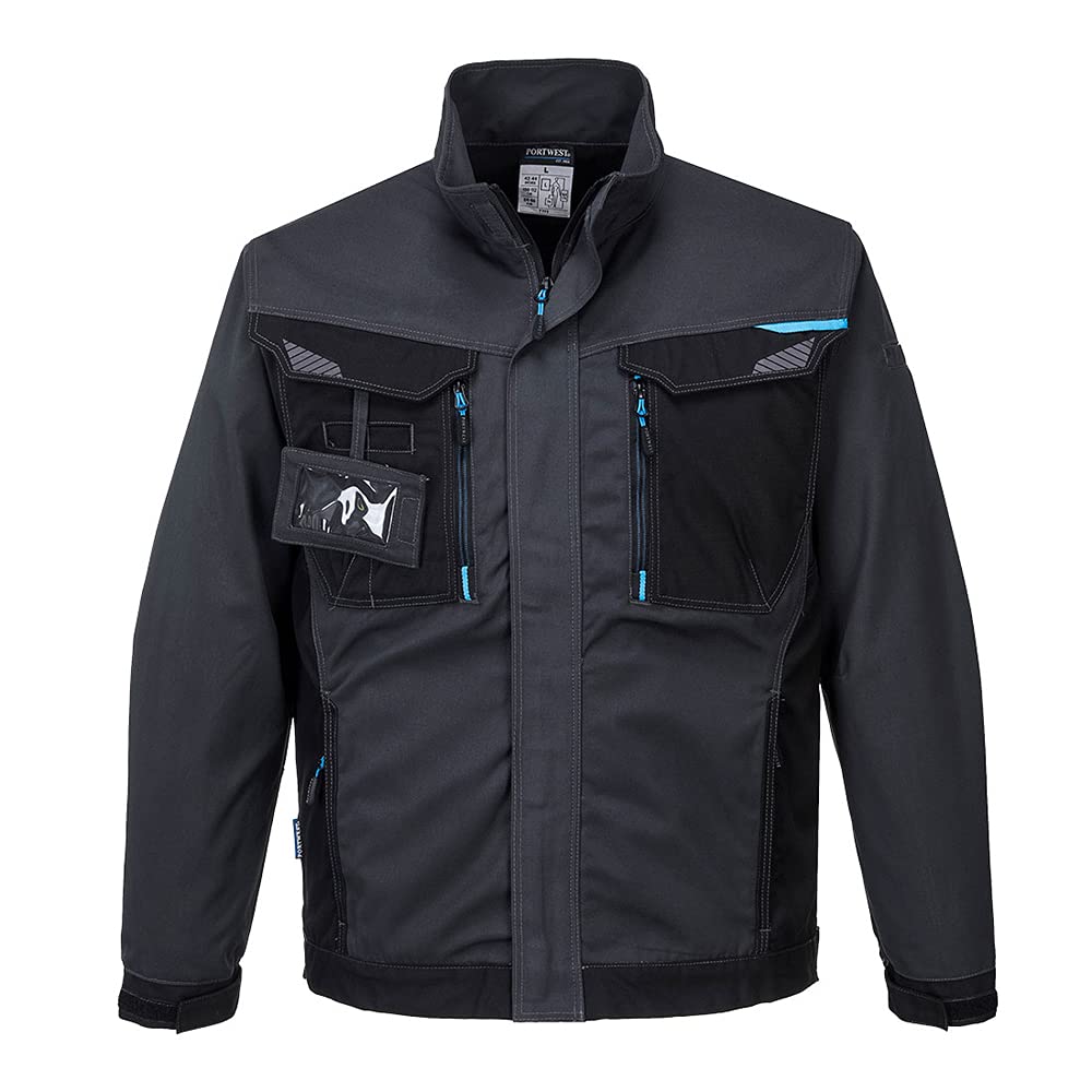 Portwest WX3 Work Jacket, Size: L, Colour: Metal Grey, T703MGRL