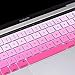 ProElife Ultra Thin Keyboard Cover Skin for MacBook Pro 13-inch 15-inch with Touch Bar (Model A2159, A1989, A1990, A1706, A1707) (2019 2018 2017 2016) (Ombre Pink)