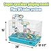 Super Large Hamster DIY 20‘’x12''x15'' Cage Habitat with Complete Tunnel Module (Green)