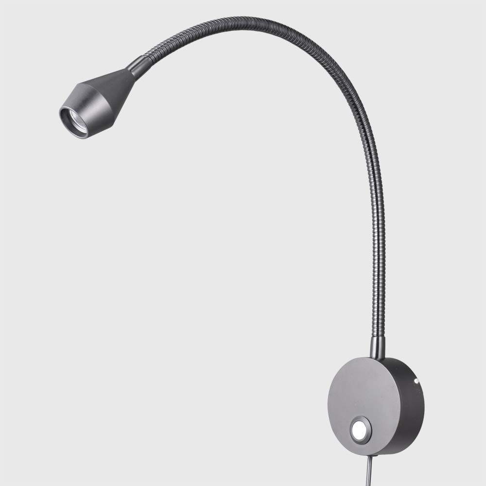wall mounted reading light with switch