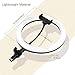 Ring Light 10 Inches - Gemwon O Ring Lights with Phone Holder, 3 Dimmable Color 10 Brightness Levels, LED Lighting for Phone/Streaming/YouTube Video/Photography/Makeup