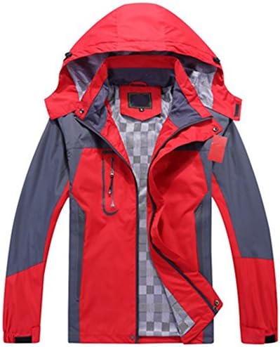 MissUR New Men'S Waterproof Windpoof Jackets Men Spring Autumn Jacket Coats Male Clothing Plus Size Red 5Xl