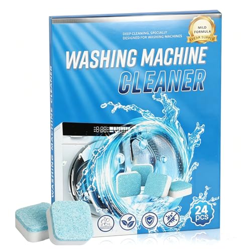 24 Washing Machine Cleaner Tablets Descaler Odor