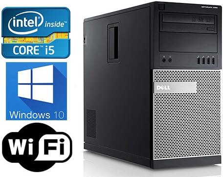Dell Optiplex 990 Desktop Computer, Intel Core i5 Quad Core upto 3.4GHz CPU, 8GB DDR3 Memory,New 250GB Solid State Drive, WiFi, Windows 10 Pro, Nvidia Geforce GT710 2GB (Certified Refurbished)