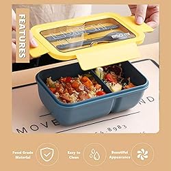 Bento Box Portable Lunch Box for Kids & Adults