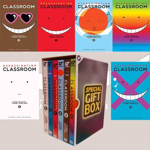 Assassination Classroom Volume (5 - 10) Yusei Matsui Collection 6 Books Bundle Bundle Gift Wrapped Slipcase Specially For You