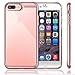 iPhone 8 Plus Case, iVAPO iPhone 7 Plus Case Crystal Series Transparent Clear iPhone 8 Plus Cover Soft TPU Protective Cover Shock-Proof Case for Apple iPhone 8 Plus 5.5 inch Pink