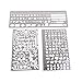 3Pcs Drawing Templates Scale Ruler Stainless Steel Paint Stencils for Artists Planner, Scrapbooking, Card and Craft Projects