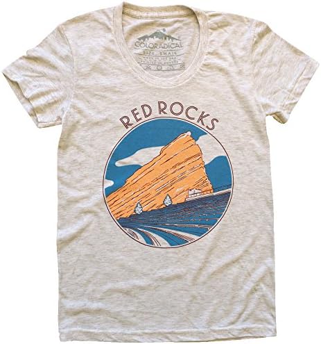 Coloradical Women’s Red Rocks T-Shirt X-Large Heather Oatmeal