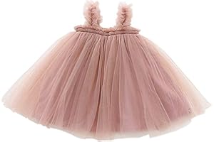 Rysly Baby Girls Toddler Tutu Dress Sleeveless Princess Infant Tulle Sundress Size 9-36 Months