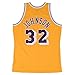 Magic Johnson Los Angeles Lakers Mitchell and Ness Men's Gold Throwback Jesey