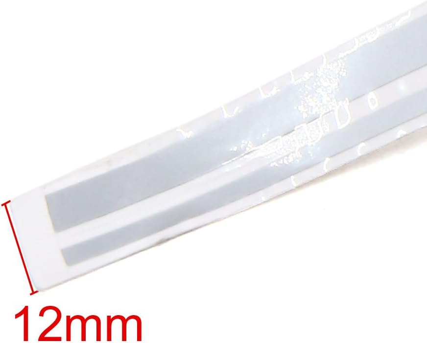 sourcing map 12mm Vinyl Stripe Double Line Tape Car Decal Sticker Clear Gray, 16 x 14.5 x 2 cm - Image 3