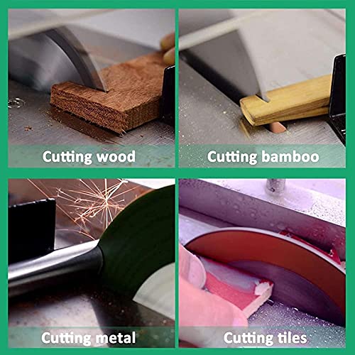 ZHJIUXING HO Mini TischkreissäGe, Modellbau TischkreissäGe Basteln Schnitzen Energie Sparen Winkelschnitt, Schnitttiefe… – Bild 8