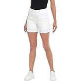 LRD Womens Golf Shorts 5 Inch Inseam Quick Dry Elastic Hiking Short with Pockets