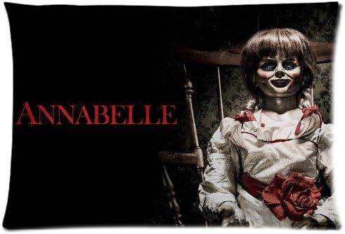Futefew Soft Pillow Case Cover Decorative Sofa Throw Pillow 2030 Inch (Twin sides)Zippered Pillowcase Hot New Annabelle The Doll Movie The Conjuring Pattern Popular Design Great Gift For Valentine's Day