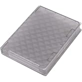2.5inch Protective Case, Durable Shockproof Anti Static SSD Storage Box for 2.5 Inch Hard Drives and SSDs Travel Data Archivists Gray 1pc