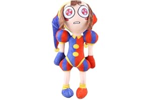 DUAL BLING 2023 New The Amazing Digital Circus Plush, 11.8" Pomni Plushies Toy for TV Fans Gift, Cute Stuffed Figure Doll for Kids and Adults, Birthday Halloween Christmas Choice for Boys Girls