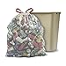 Glad Tall Kitchen Drawstring Recycling Bags - 13 Gallon Clear Trash Bag - 45 Count (Package May Vary)