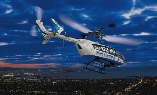 Hirobo S.R.B EC145 Porittsuei painted body set (body only / SG equipped impossible) # 0312-924