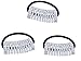 FUMUD 3PcsDesigner Fashion Elastic Rhinestone Hairtie Ponytail Holder Headband Jewelry Accessories for Women Girls Hair Band