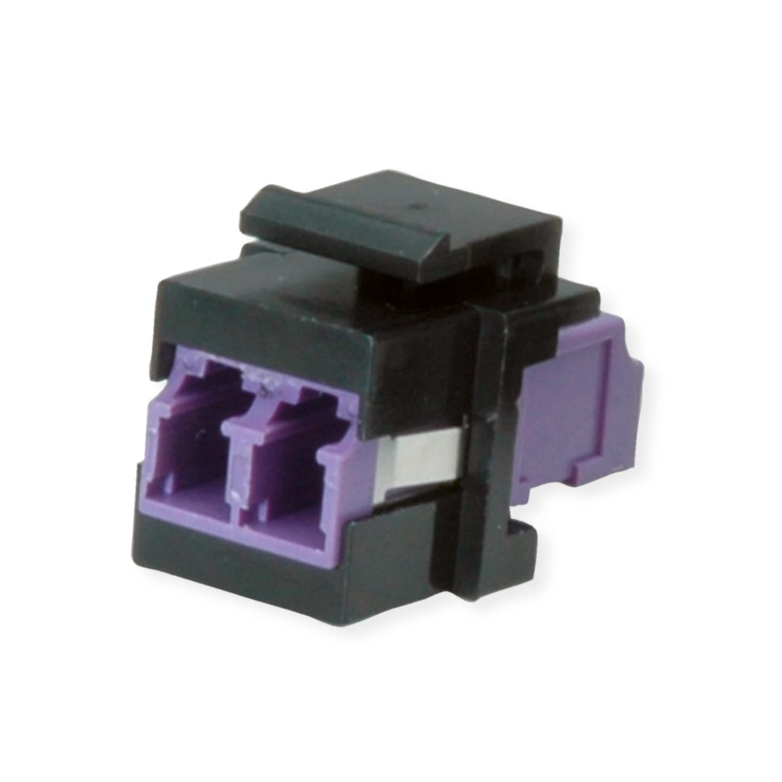 Roline Fiber Optic Keystone Jack | LC/Duplex | Multimode | OM4