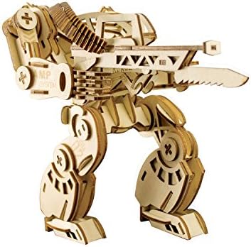 Mechanical armor Model 3D Wooden Puzzles DIY Safe Assembly Constructor Kit