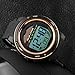 Fanmis S-shock Multi Function Digital LED Quartz Solar Power Black Sport Watches Rose Gold