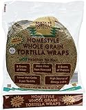 HomeStyle Whole Grain with Flaxseed Tortilla Wraps 20ct Kosher Certified by KSA