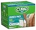 CURAD Assorted Adhesive Bandages 4-Sided Seal, Variety Pack, 200 Count (Pack of 1)