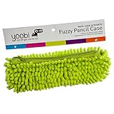 Yoobi Fuzzy Pencil Case Chartreuse (green)