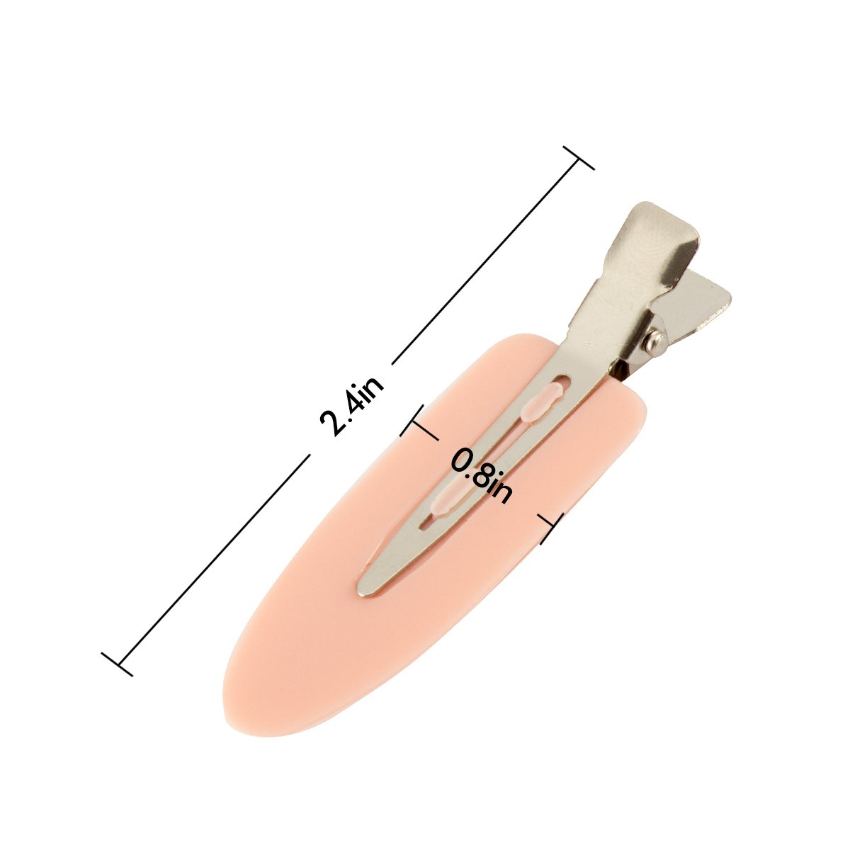 8 pieces No Bend Hair Clips, Curl Pin Clips, No Crease Hair Clips for Makeup Application : Beauty