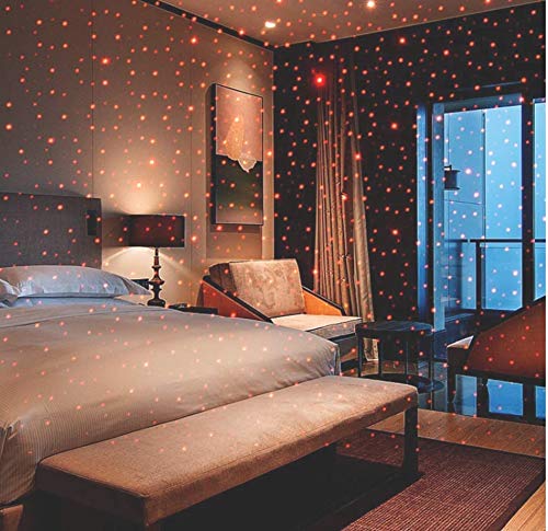 Seraphic Auto Roof Star Projector Lights, USB Portable Adjustable Flexible Interior Car Night Lamp Decorations with Romantic Galaxy Atmosphere fit Car, Ceiling, Bedroom, Party and More